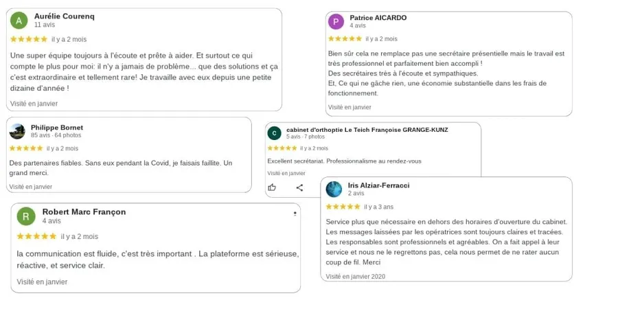 télésecrétariat médical avis