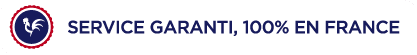 Service garanti, 100 % en France